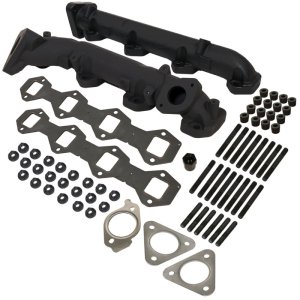 Ford F-650 Performance Exhaust - BD Diesel - BD Diesel Exhaust Manifold Kit - Black - `16-`19 Ford F-650 Performance Exhaust - BD Diesel - BD Diesel Exhaust Manifold Kit - Black - `16-`19